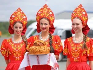 Валентина Матвиенко и Наталья Кочанова прибыли в Нижний Новгород